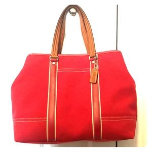 Large Coach tote